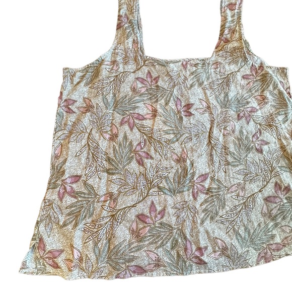 Cynthia Rowley 100% Linen Floral Sleeveless Top - Picture 5 of 12